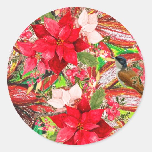 メリークリスマス！ ラウンドシール (正面)