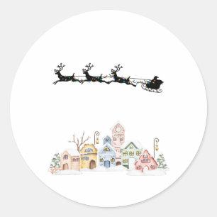 メリークリスマス ラウンドシール