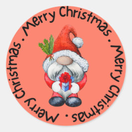 メリークリスマス ラウンドシール