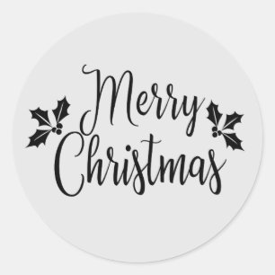 メリークリスマス ラウンドシール