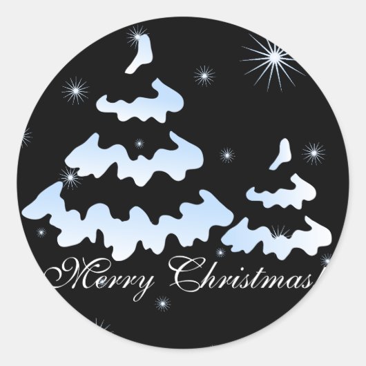 メリークリスマス！ ラウンドシール (正面)