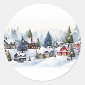 メリークリスマス ラウンドシール (正面)