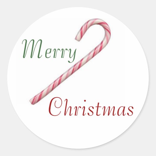メリークリスマス ラウンドシール (正面)