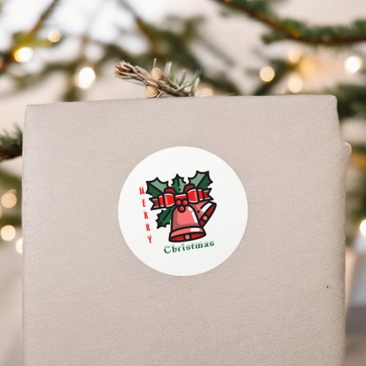 メリークリスマス ラウンドシール