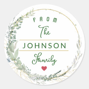 メリークリスマス ラウンドシール