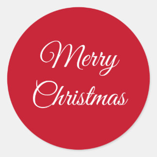 メリークリスマス ラウンドシール
