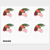 メリークリスマス ラウンドシール (シート)