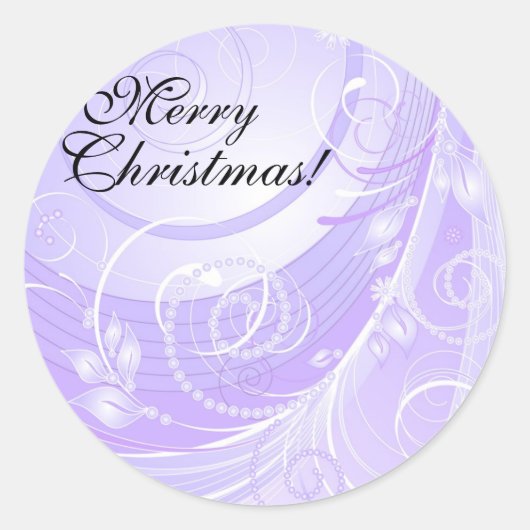 メリークリスマス! ラウンドシール (正面)