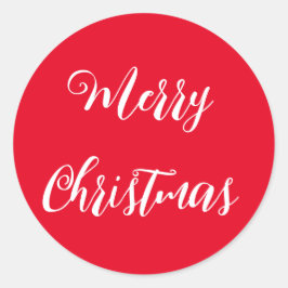 メリークリスマス ラウンドシール