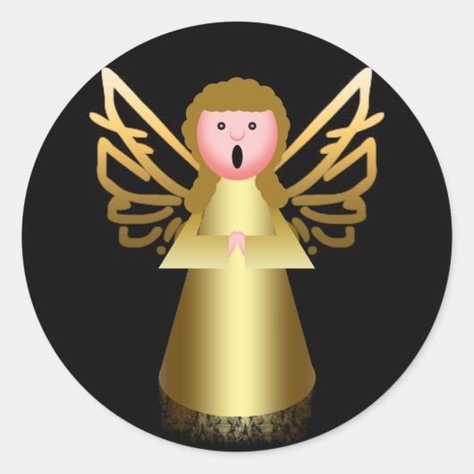 メリークリスマス ラウンドシール (正面)