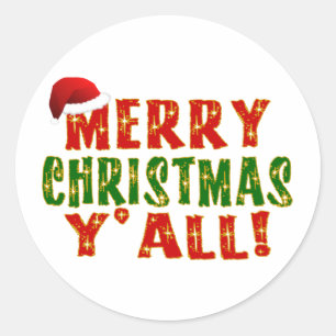 メリークリスマス! ラウンドシール