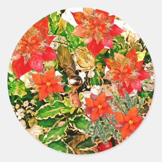 メリークリスマス！ ラウンドシール (正面)