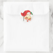 メリークリスマス ラウンドシール (バッグ)