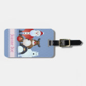 メリークリスマス ラゲッジタグ (正面横)