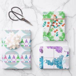 メリークリスマス ラッピングペーパーシート