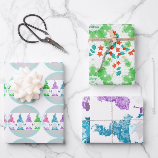 メリークリスマス ラッピングペーパーシート (正面)