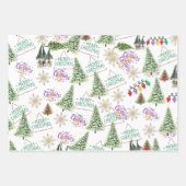 メリークリスマス ラッピングペーパーシート (正面3)