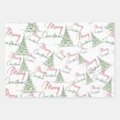 メリークリスマス ラッピングペーパーシート (正面)