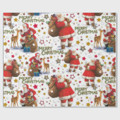 メリークリスマス ラッピングペーパー (フラット)