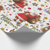 メリークリスマス ラッピングペーパー (角)