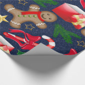 メリークリスマス ラッピングペーパー (角)