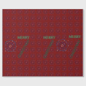 メリークリスマス ラッピングペーパー (フラット)