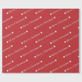 "メリークリスマス" ラッピングペーパー (フラット)