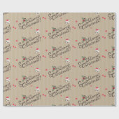 メリークリスマス ラッピングペーパー (フラット)