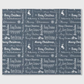 メリークリスマス ラッピングペーパー (フラット)