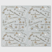 メリークリスマス ラッピングペーパー (フラット)