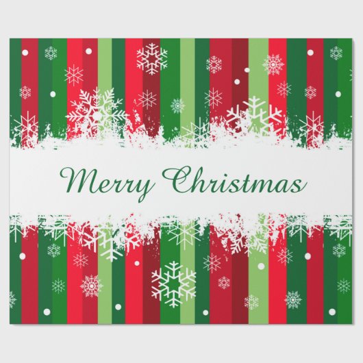 メリークリスマス ラッピングペーパー (フラット)