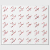 メリークリスマス ラッピングペーパー (フラット)