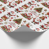 メリークリスマス ラッピングペーパー (角)