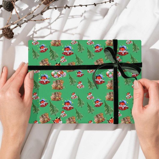 メリークリスマス ラッピングペーパー