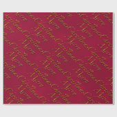 メリークリスマス ラッピングペーパー (フラット)