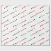 "メリークリスマス" ラッピングペーパー (フラット)