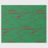 メリークリスマス ラッピングペーパー (フラット)