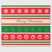 メリークリスマス ラッピングペーパー (フラット)