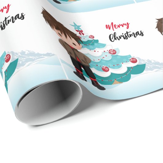 メリークリスマス ラッピングペーパー (ロールコーナー)