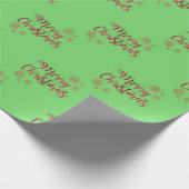 "メリークリスマス" ラッピングペーパー (角)