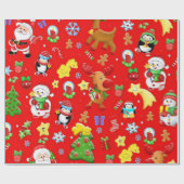 メリークリスマス ラッピングペーパー (フラット)