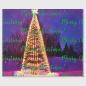 メリークリスマス!ラッピング紙 ラッピングペーパー (フラット)