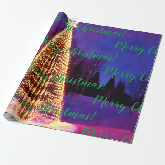 メリークリスマス!ラッピング紙 ラッピングペーパー (アンロールド)