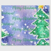 メリークリスマス!ラッピング紙 ラッピングペーパー (フラット)