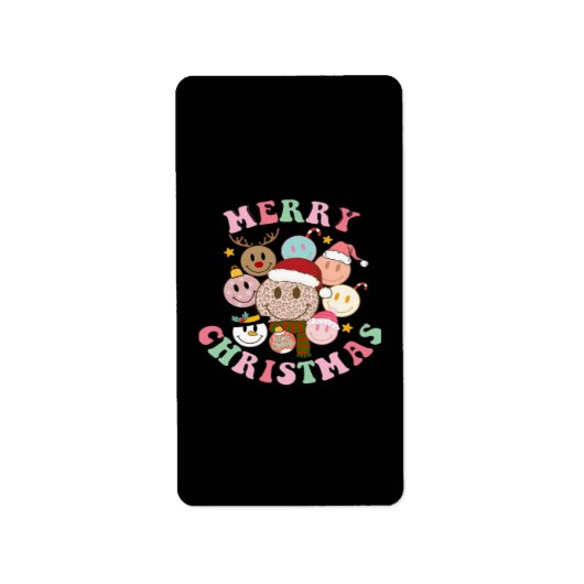 メリークリスマス ラベル (正面)
