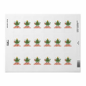 メリークリスマス  ラベル (フルシート)