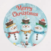 メリークリスマス ラベル (デザイン2)