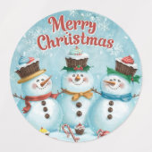 メリークリスマス ラベル (デザイン1)