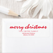 メリークリスマス ラベル (インサイチュ)