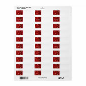 メリークリスマス ラベル (フルシート)